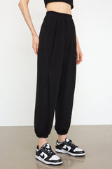 Octavie Black Slouchy Pants