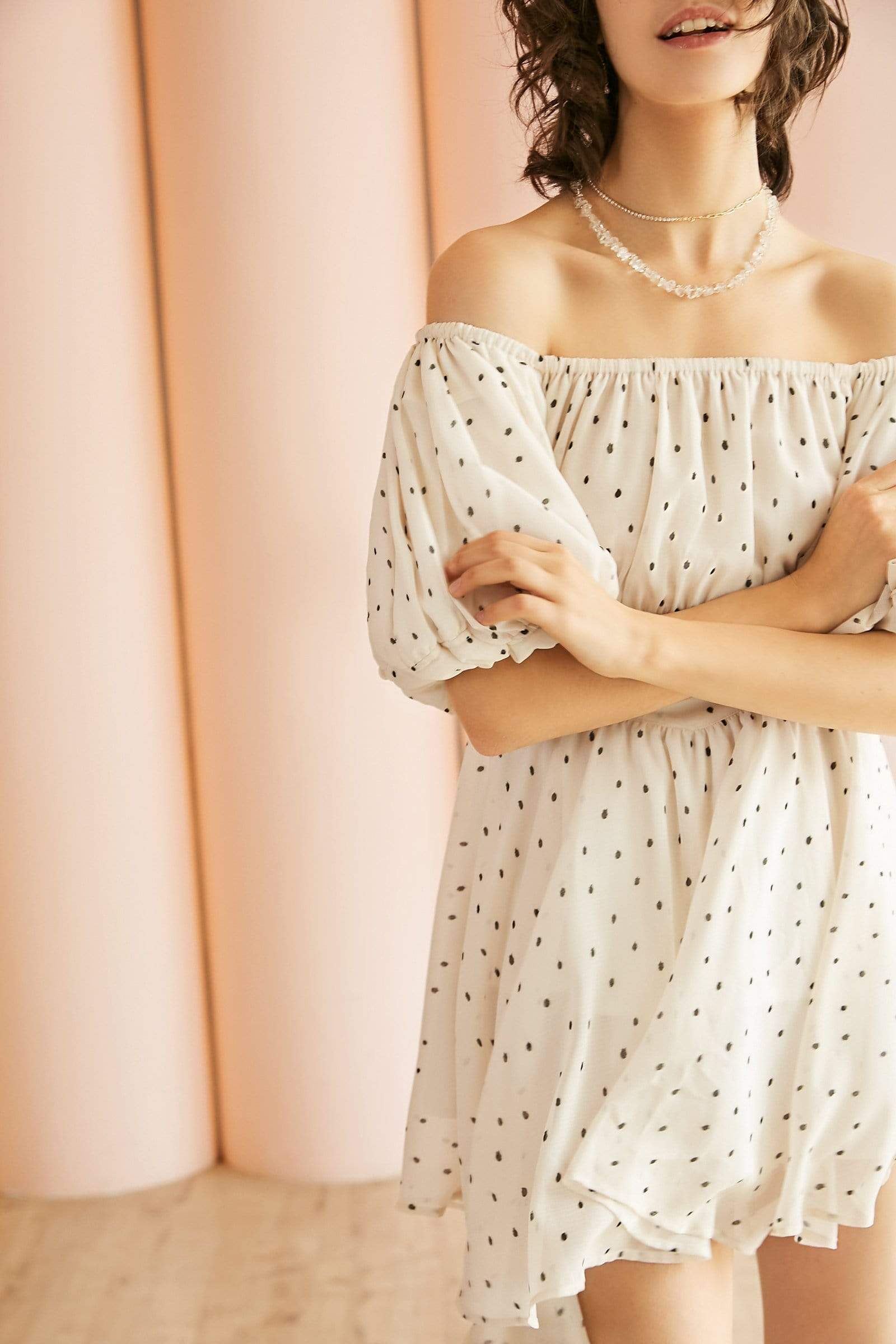 Ivory Garland Garden Dress