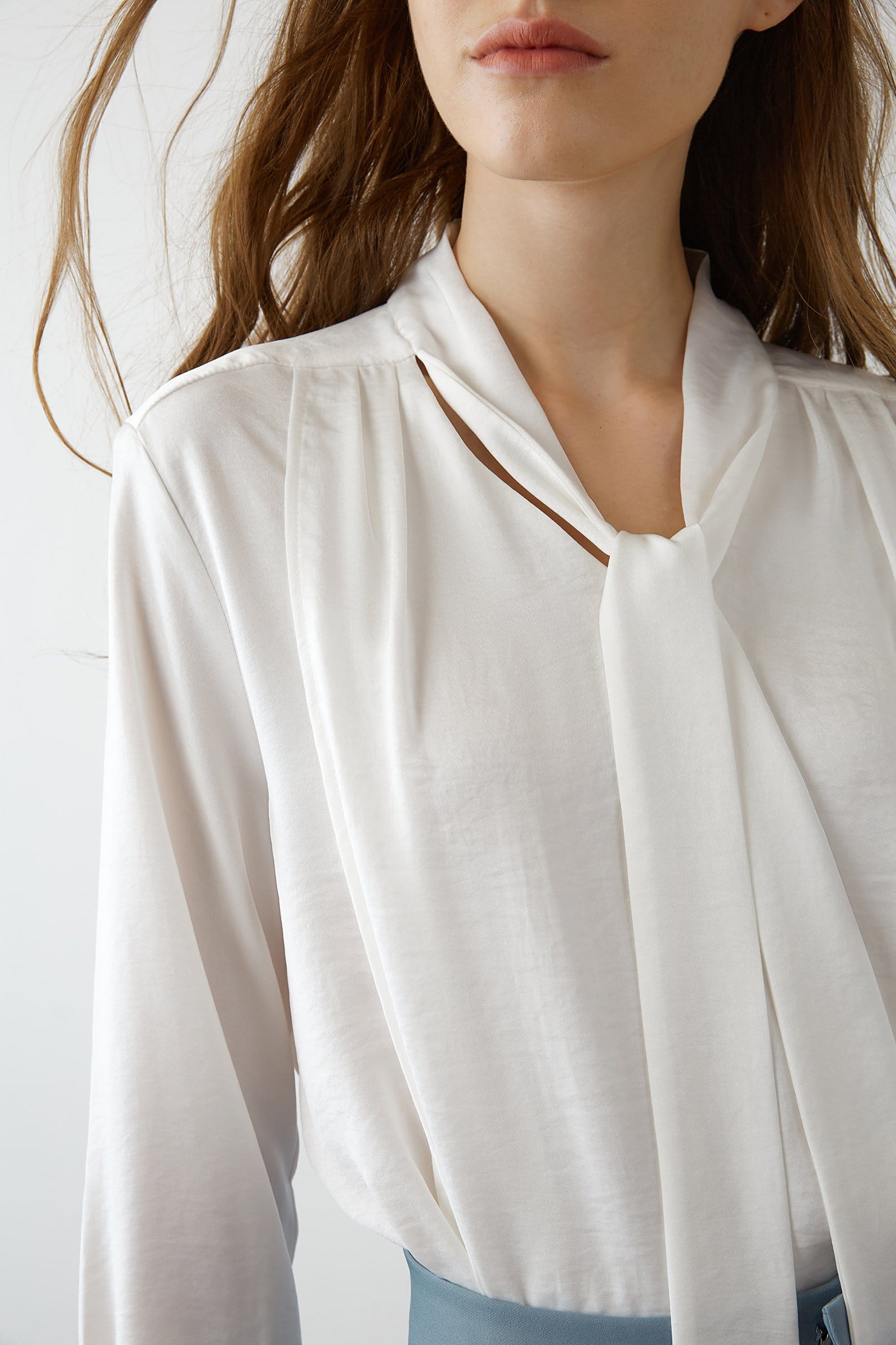 Eleni White Tie Shirt