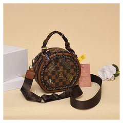 vintage bear badge print bags