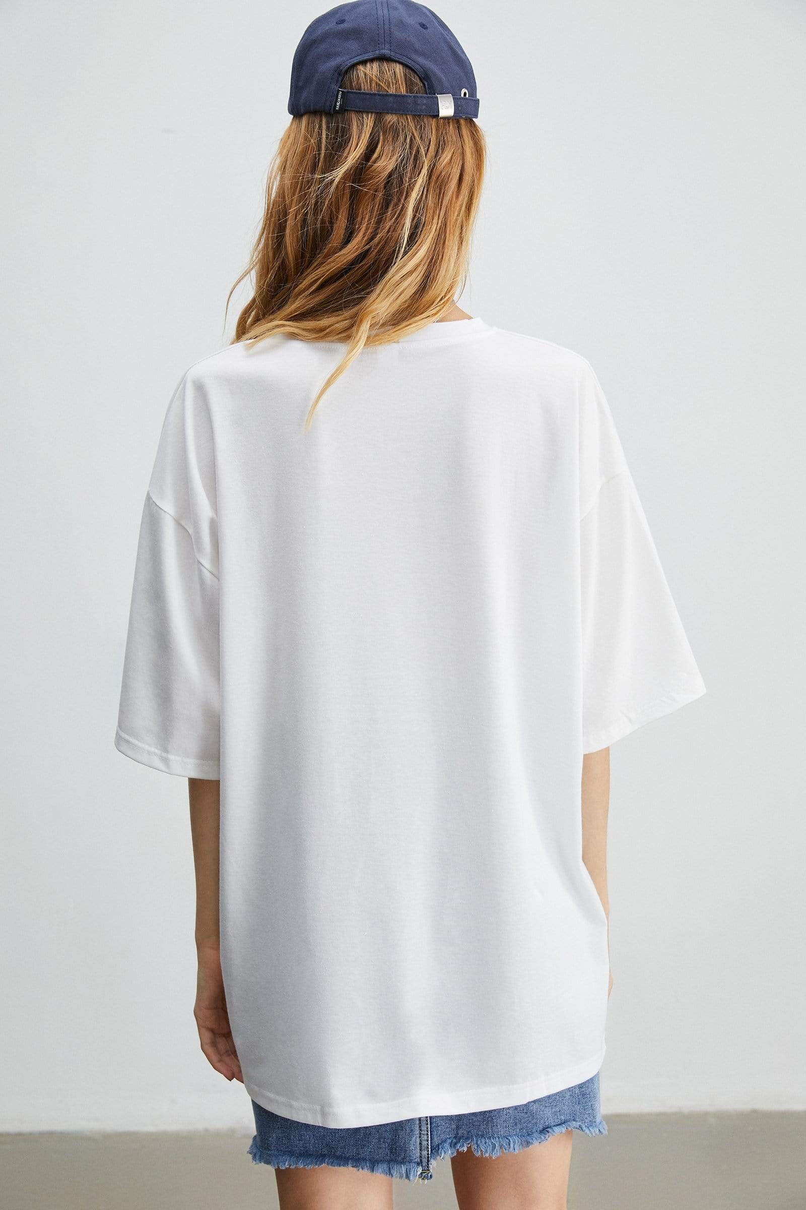Juniper Oversized White T-Shirt