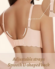 Deep V Wireless Seamless Stretchy Push-up Bra
