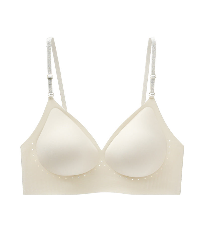 Women's Deep V Seamless Invisible Adjustable Strap Bra