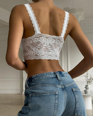 Comfortable Stretchy Lace Seamless Bra Vest