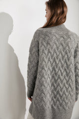 Jennie Grey Chunky Cardigan