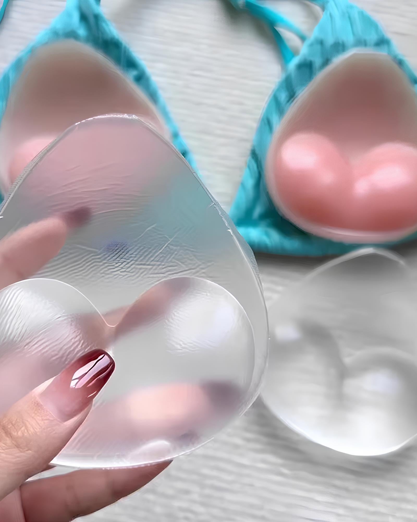 Women's Seamless Waterproof Soft Silicone Invisible Lifting and Push-up Breast Pads