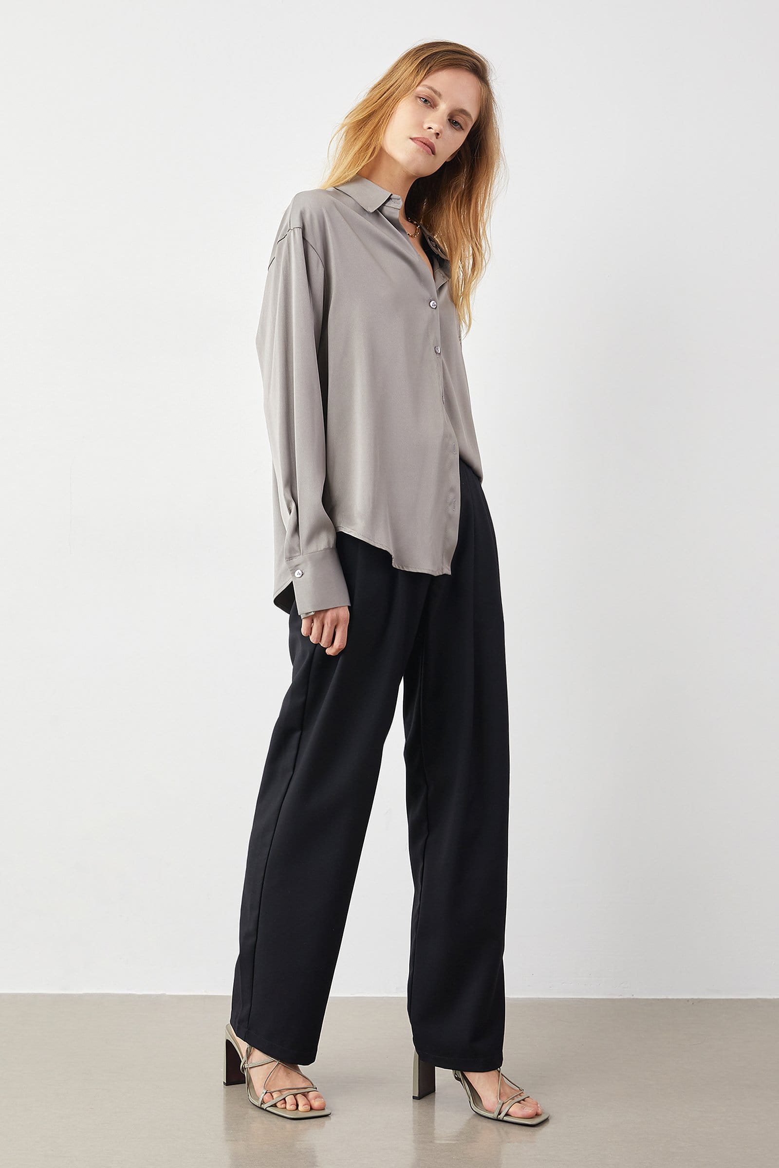 Whitley Black Slouchy Pants