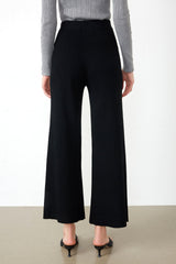 Lowman Black High Waist Knit Pants