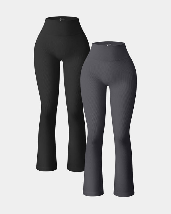 High Waist Flare Leggings2 Pieces