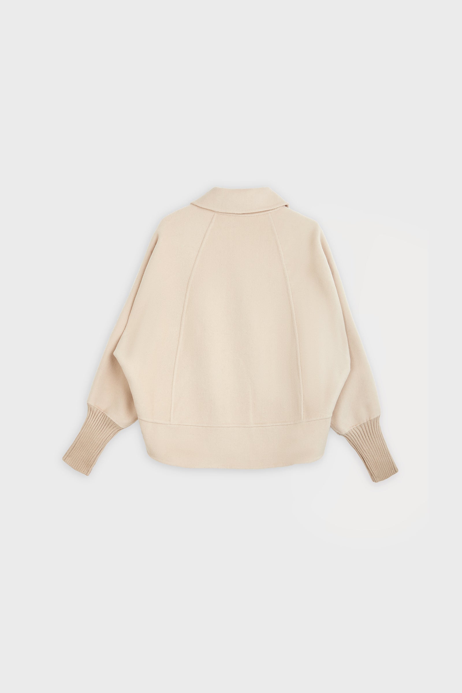 Fulvio Beige Premium Wool Single Breast Coat