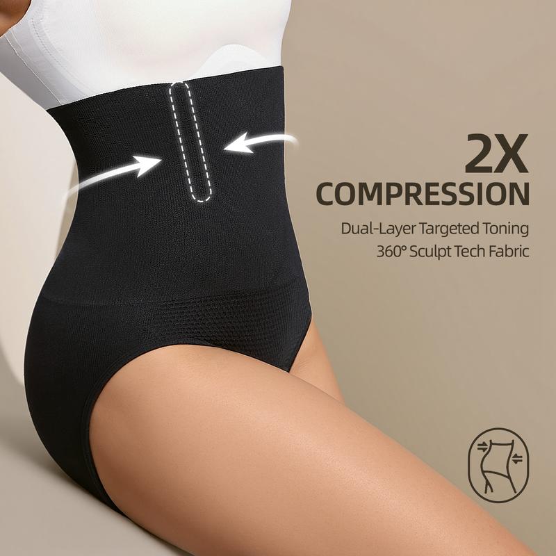 Women's High-Waist Tummy Control Shapewear Panties