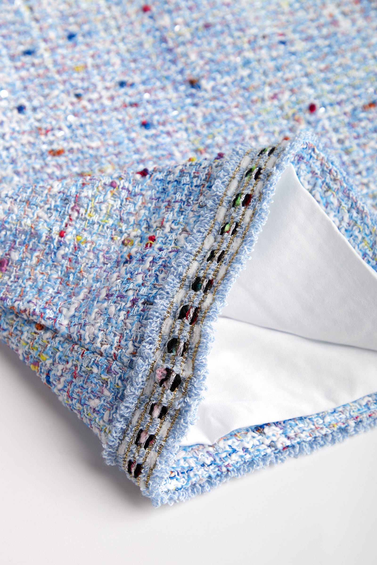 Librada Blue Button Short Sleeve Mini Dress