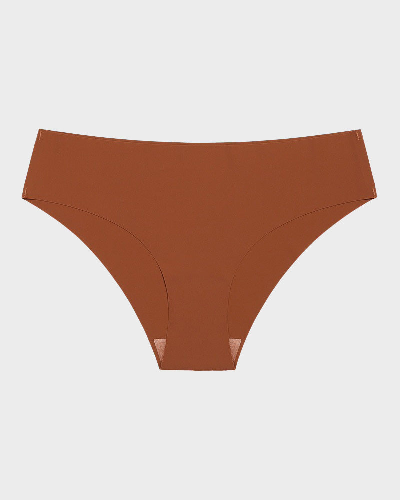 Women's Seamless Hipster Underwear No Show Panties Invisibles Briefs Soft Stretch Bikini Underwears