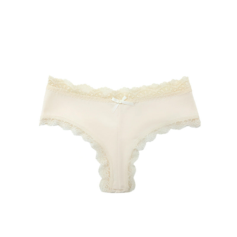 Lace Comfortable Pure Cotton Crotch Plus Size Breathable Panties