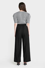 Business Essential Black Wide Slacks