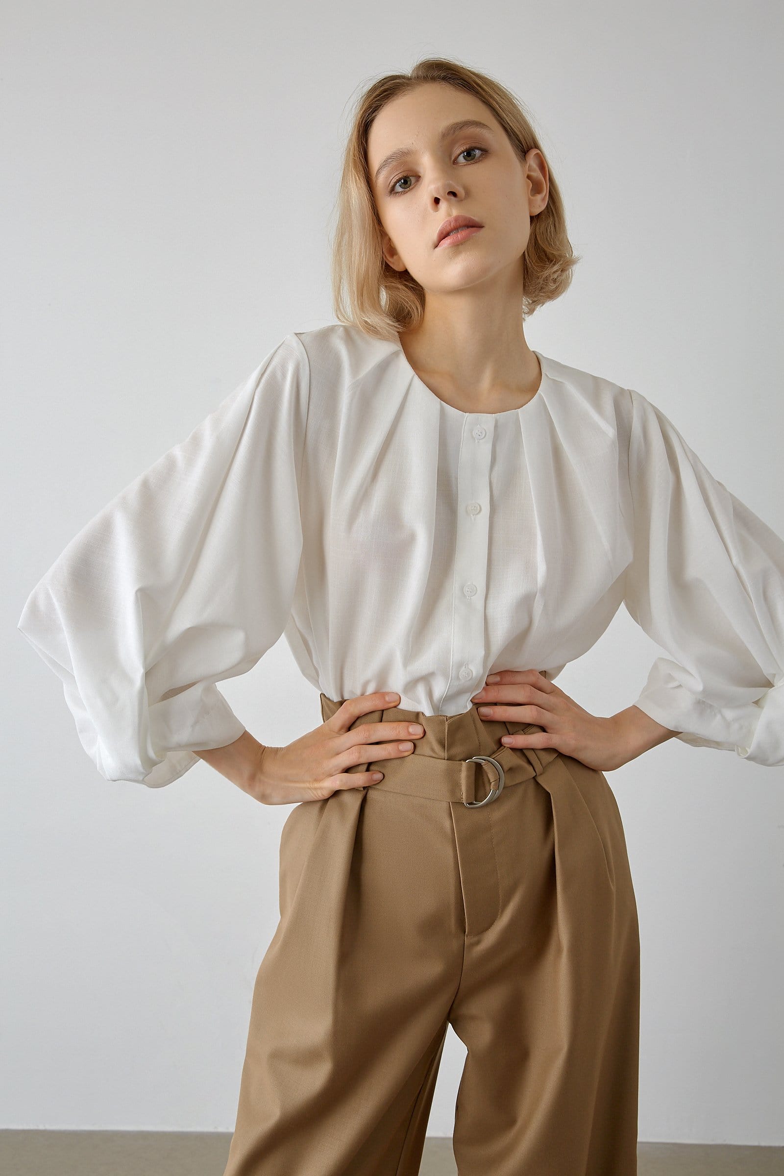 Lillianna White Long Shirt