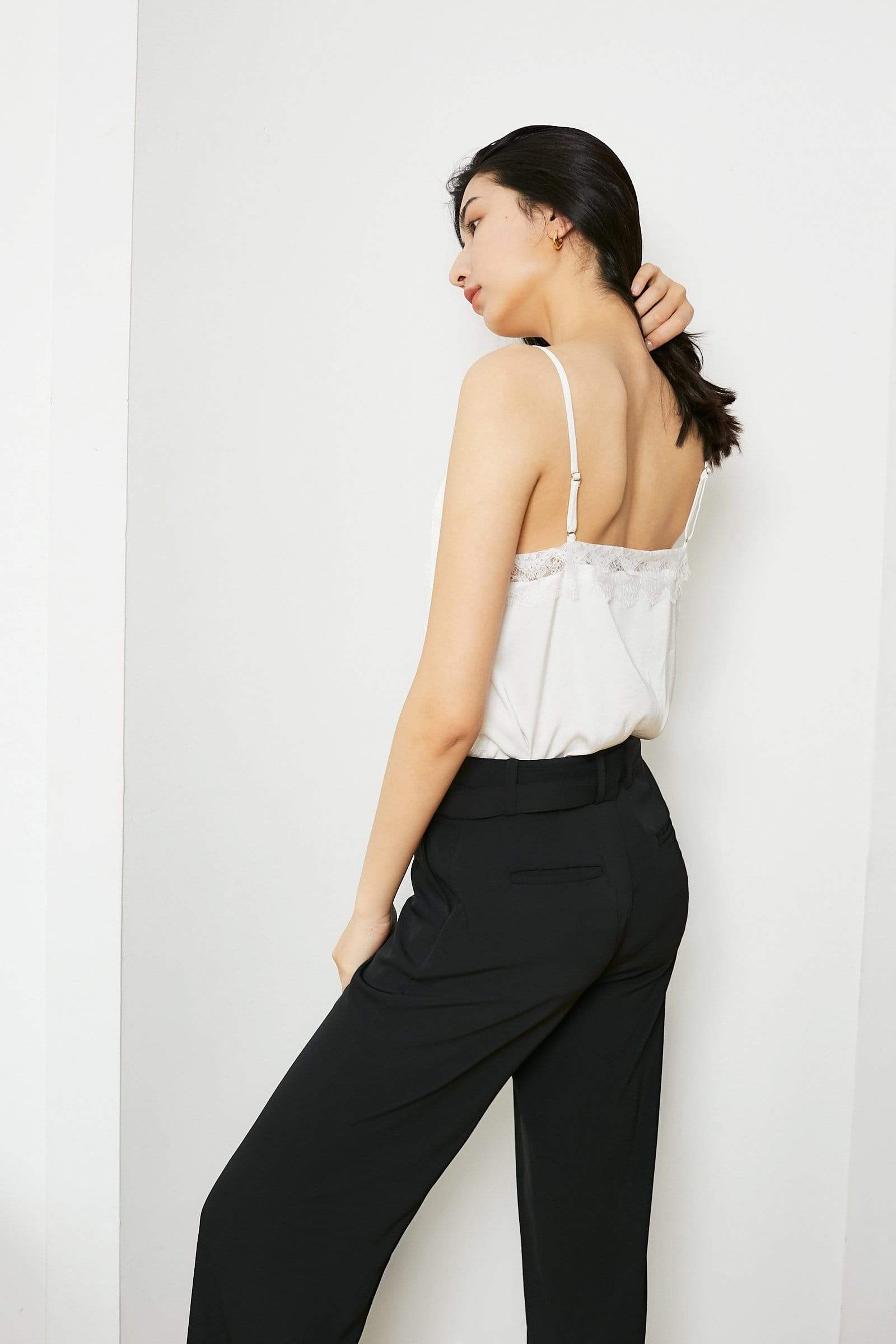 Studded Oxford Pants