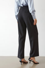 Kaira Black Wide Leg Work Pants