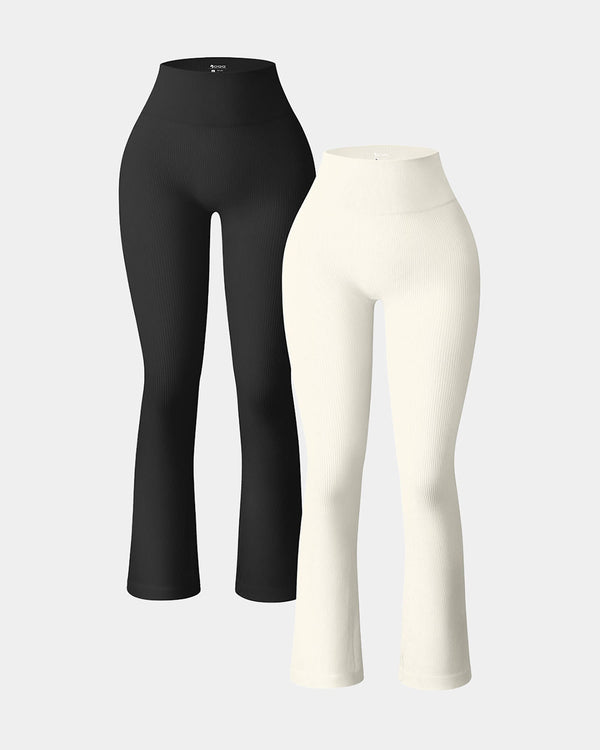 High Waist Flare Leggings2 Pieces