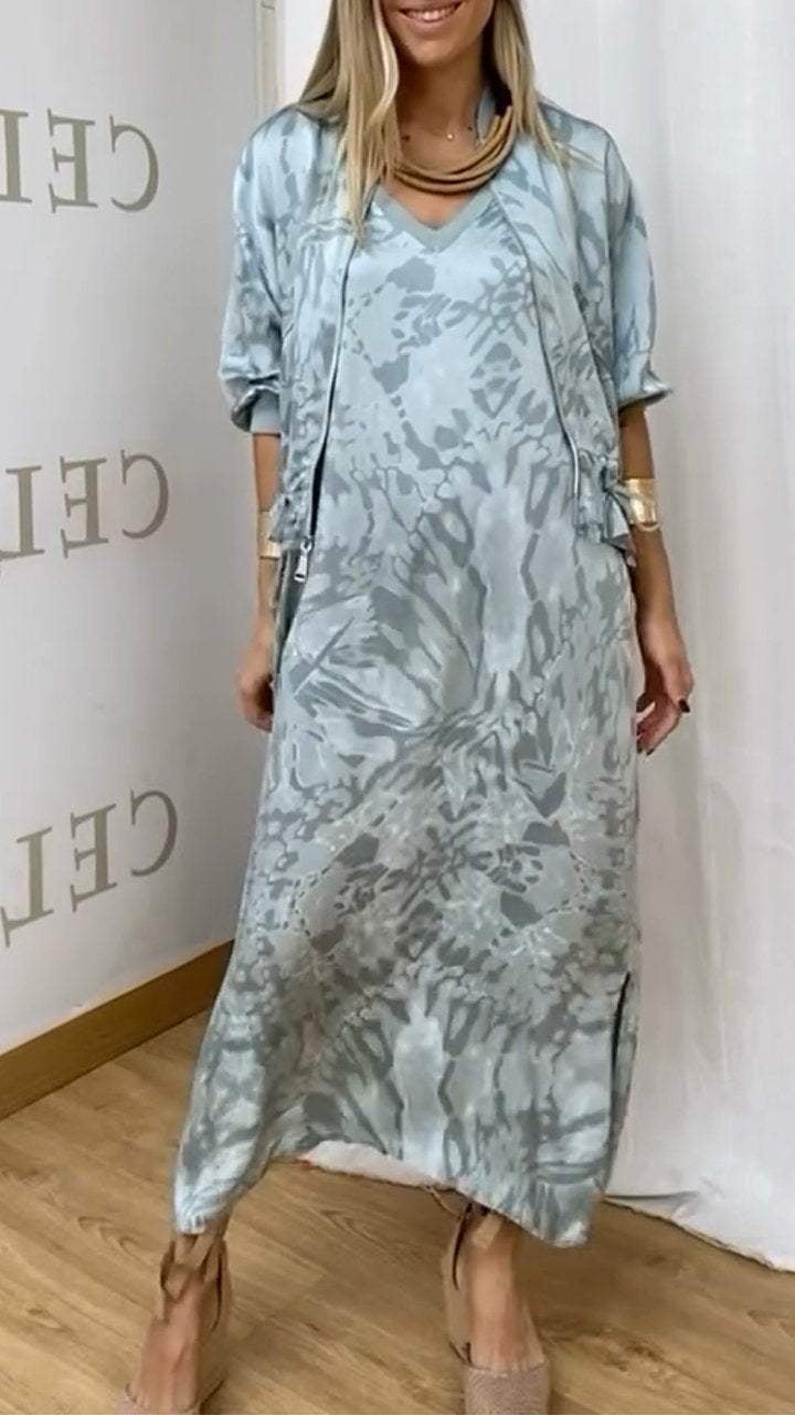casual two-piece dress