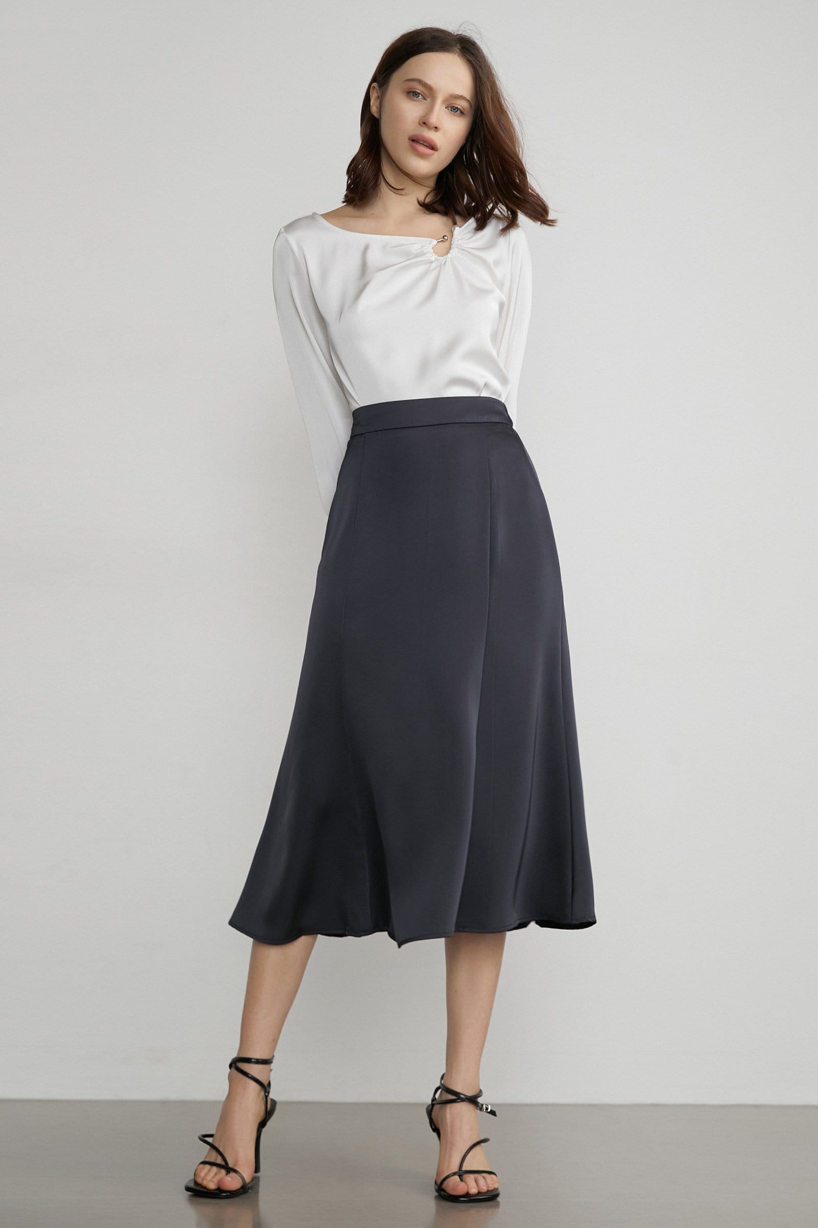 Halley White Cut-Out Blouse