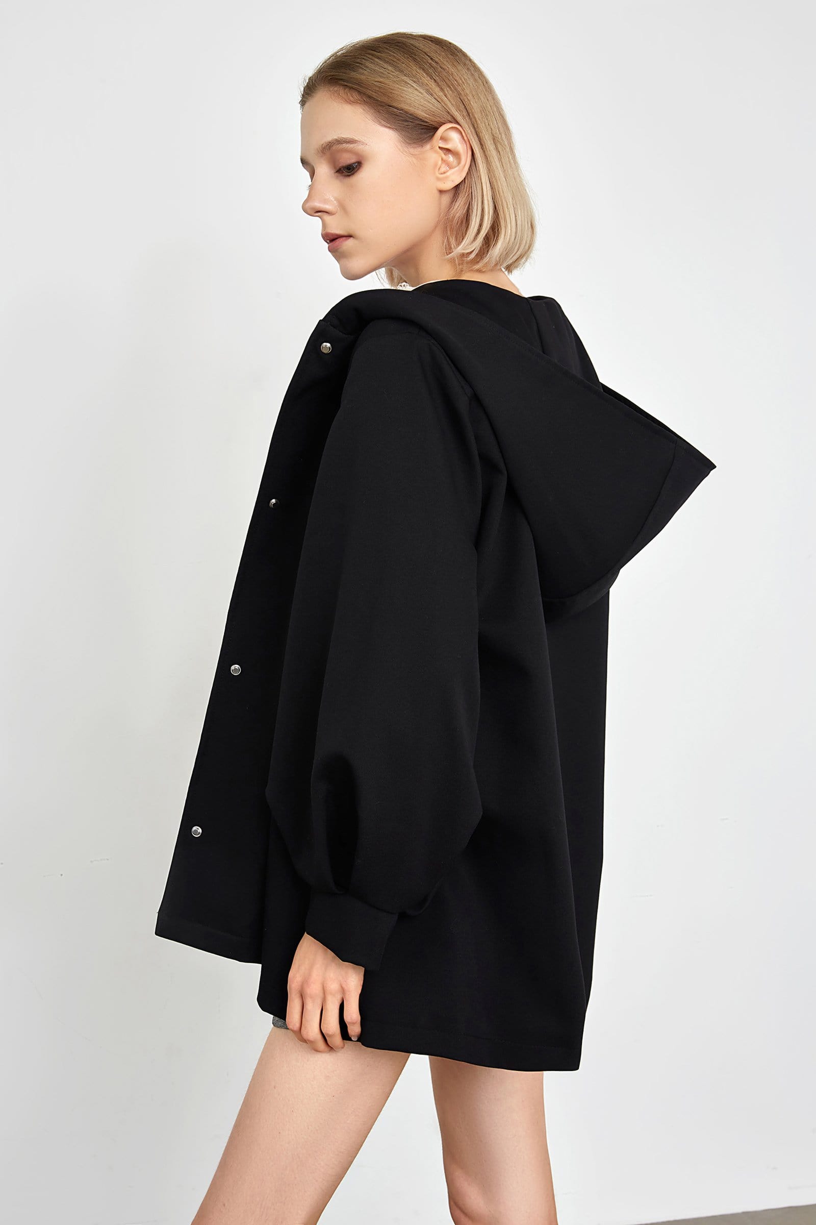 Ophilia Black Belt Trench Jacket