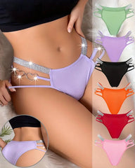 Heart-shaped Chain Soft Breathable Panties