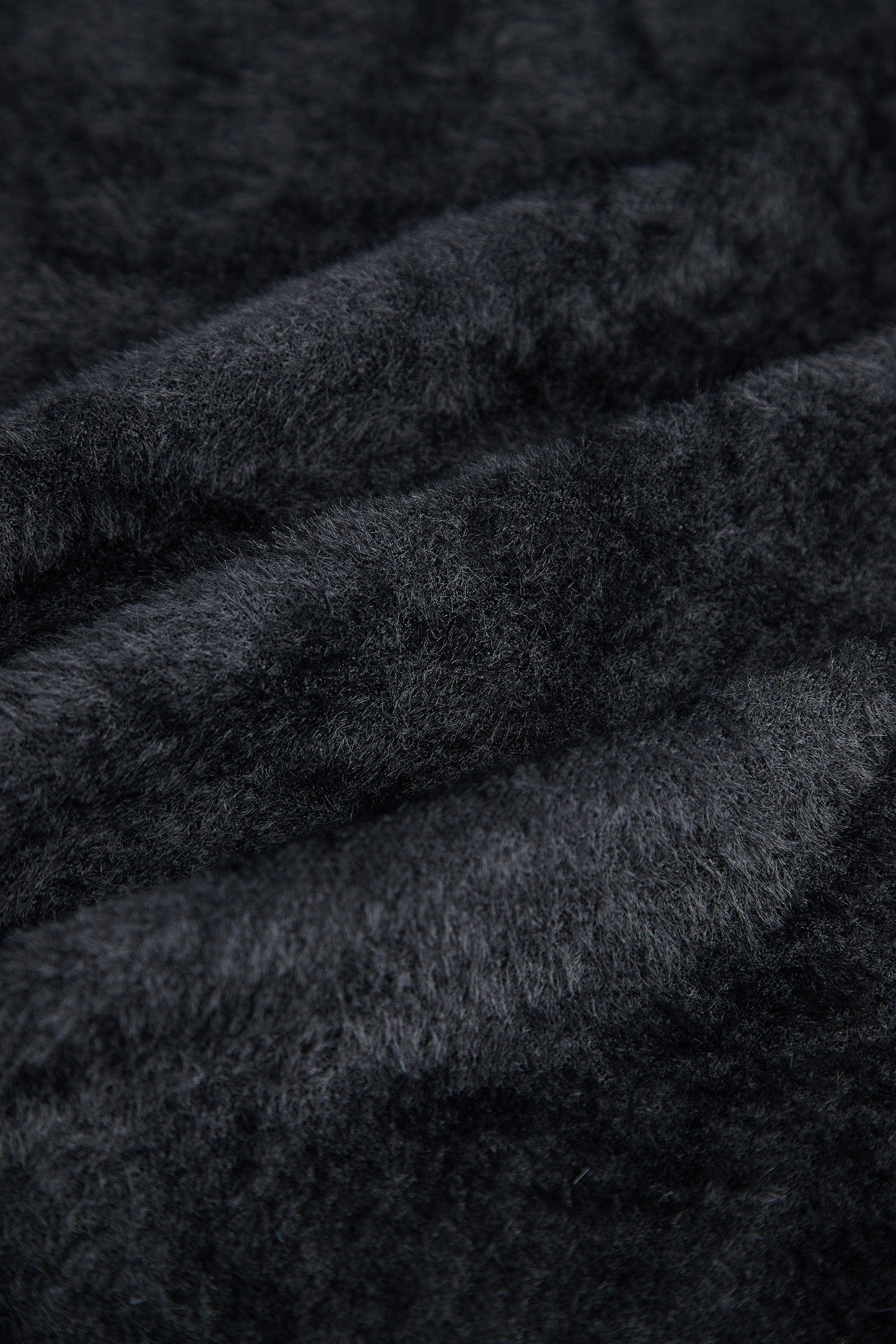 Yasmina Black Drop Shoulder Chunky Knit Cardigan