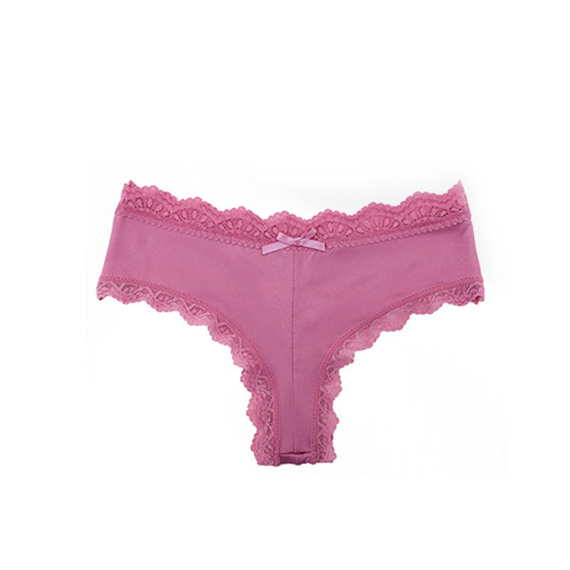 Lace Comfortable Pure Cotton Crotch Plus Size Breathable Panties