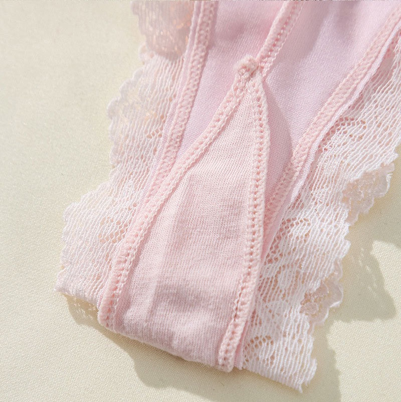 Lace Comfortable Pure Cotton Crotch Plus Size Breathable Panties
