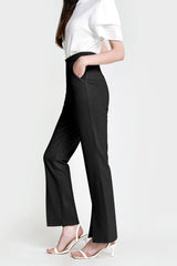 Ebrill Black Straight Leg Pants