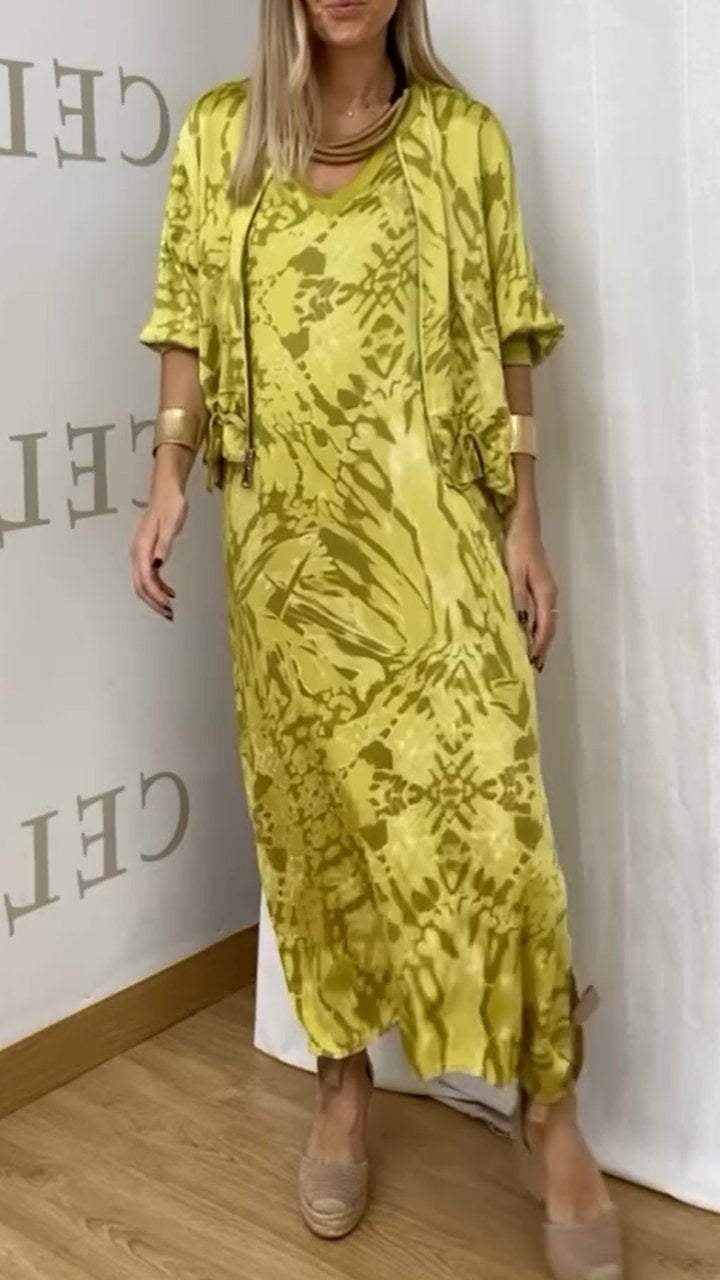 casual two-piece dress