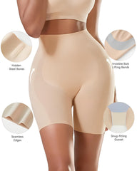 Women's High Waist Seamless Tummy Lifting Buttocks Breathable Shaping Shorts
