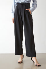 Kaira Black Wide Leg Work Pants