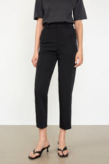 Mafalda Black Straight Leg Pants