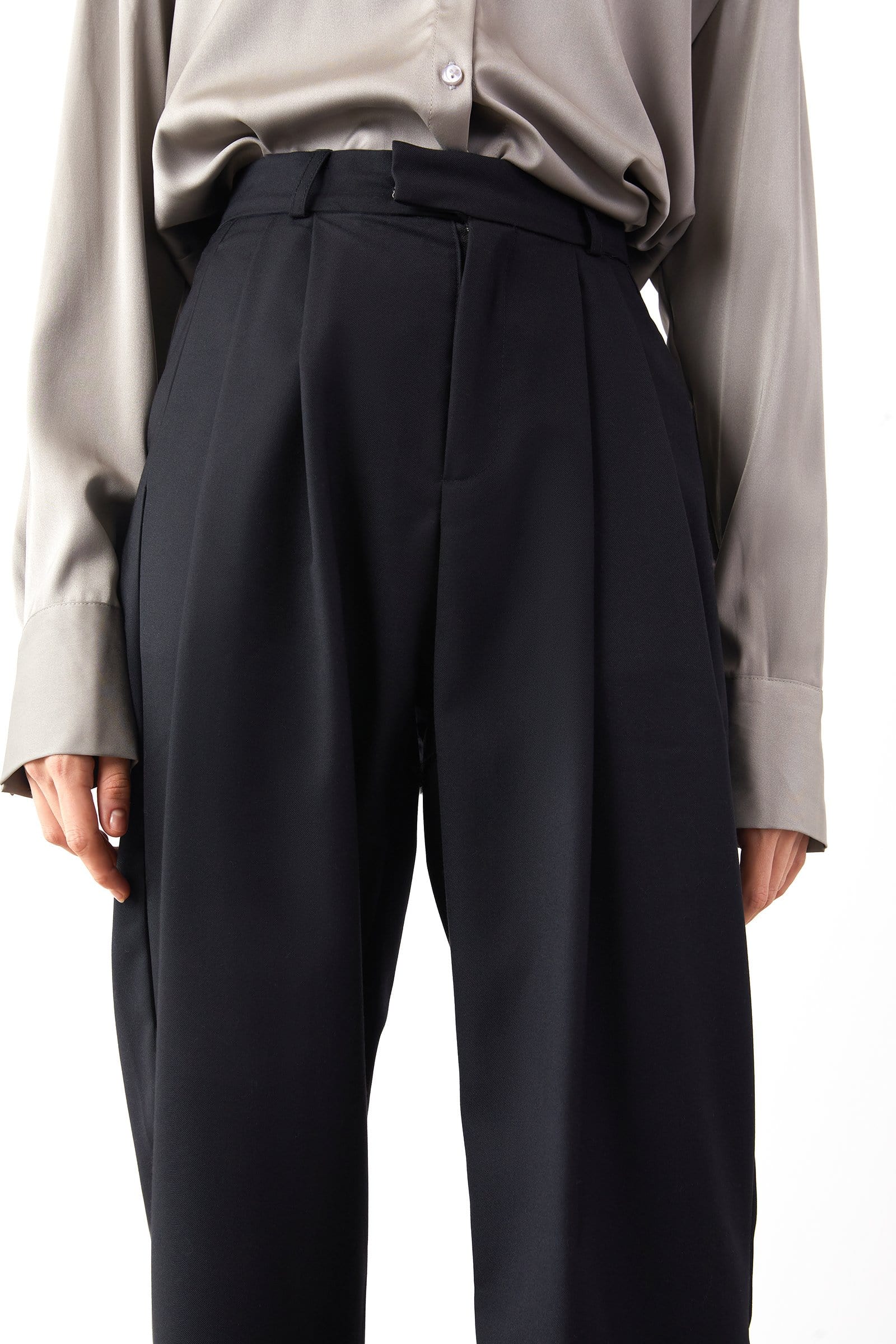 Whitley Black Slouchy Pants