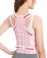 Adult Breathable Mesh Support Invisible Shoulder Open Back Posture Back Corrector