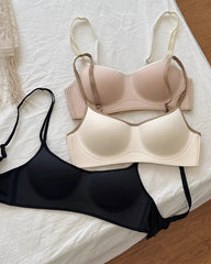 Women's Colorblock Seamless Push-up Wire-free Comfortable Breathable Bra