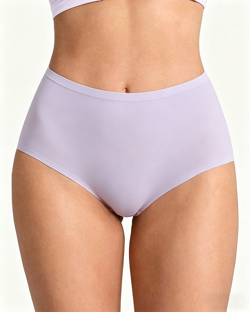 Women's Seamless High-Waisted Elastic Comfort Panties