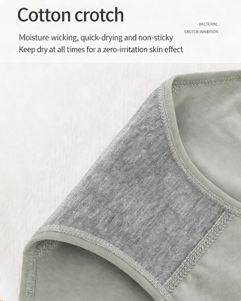 Women's Pure Cotton Stretch Mid-waist Soft Panties