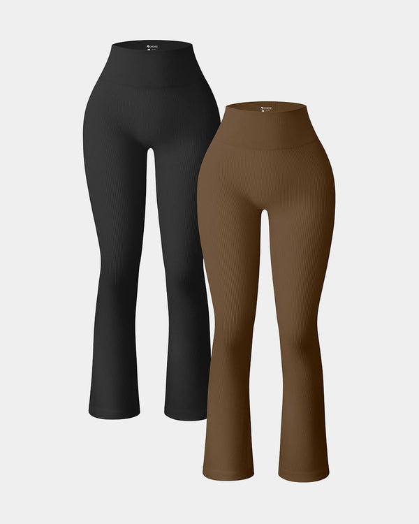 High Waist Flare Leggings2 Pieces