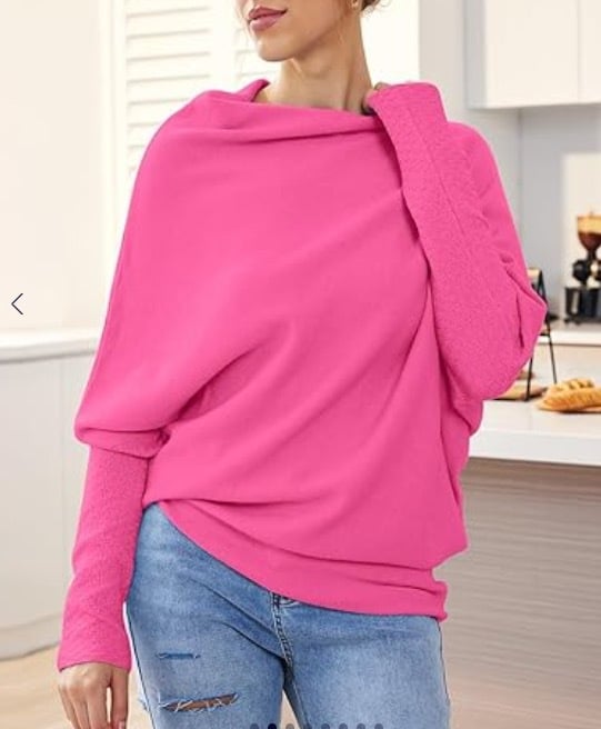 Asymmetric Draped Jumper