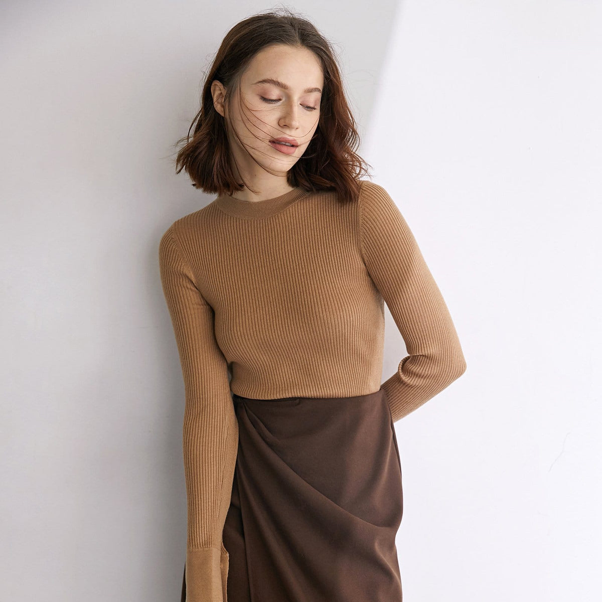 Jareth Peru Premium Wool Ribbed Sweater