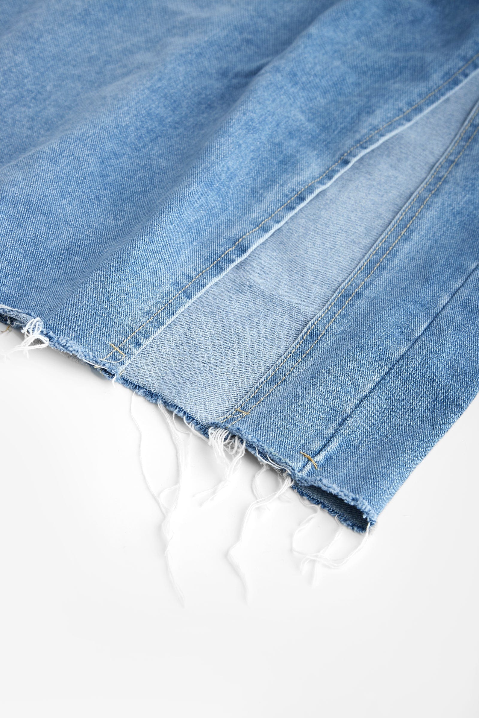 Samaria Light Sky Blue Asymmetrical Skirt