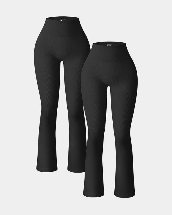 High Waist Flare Leggings2 Pieces