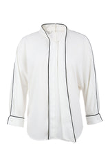 Bolt White Contrast Top