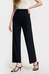 Black Elasticated Waist Pants