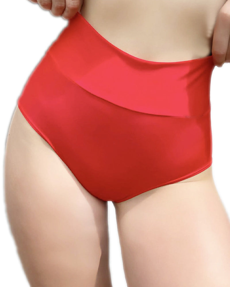 High-waisted Stretch Seamless Hollow Panties