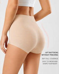 5-Pack Ultra Thin Seamless Ice Silk High Waist Tummy Control Panties