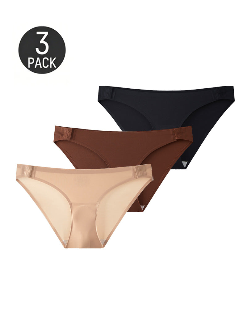 Ultra-thin Seamless Side-hook No-take-off Briefs
